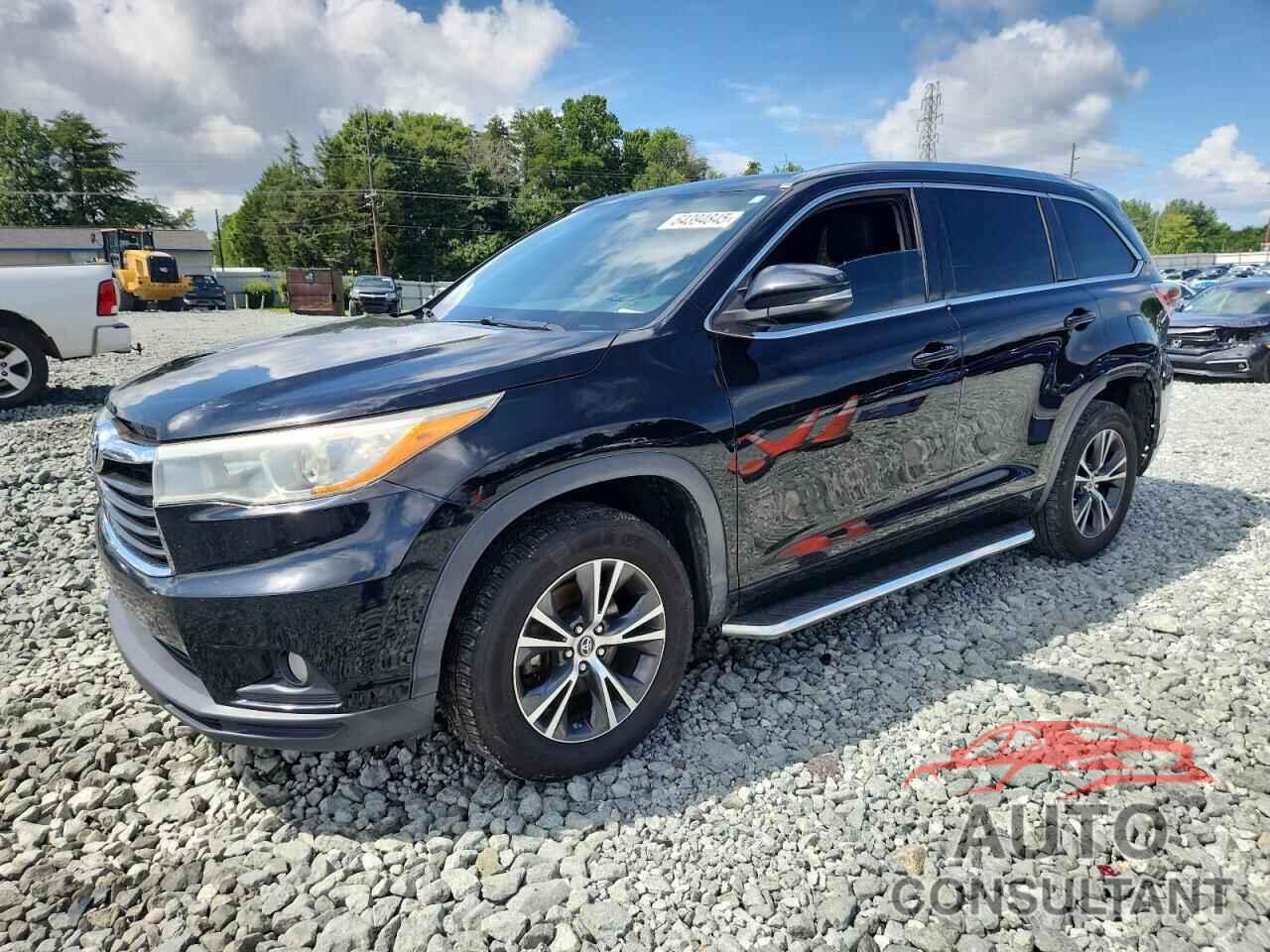 TOYOTA HIGHLANDER 2016 - 5TDKKRFH1GS163266