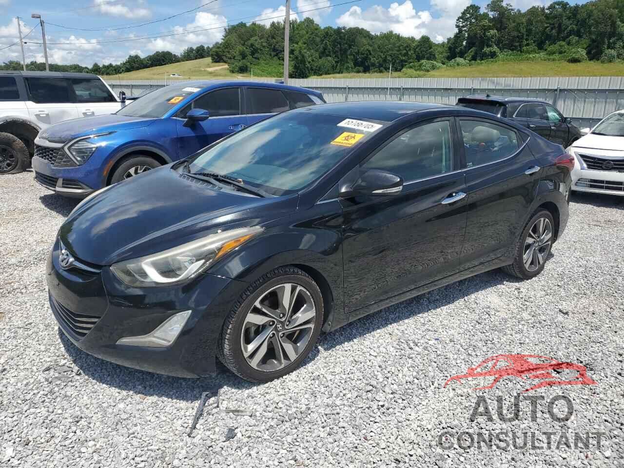 HYUNDAI ELANTRA 2014 - KMHDH4AE6EU087135