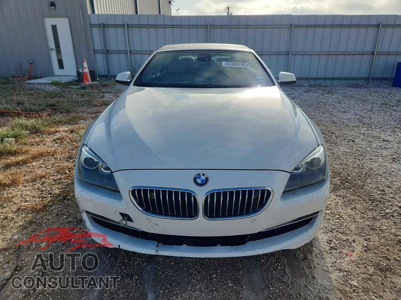 BMW 6 SERIES 2012 - WBALZ3C59CDL70840
