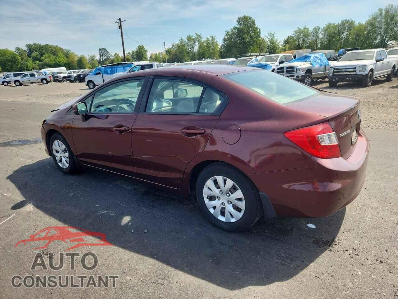 HONDA CIVIC 2012 - 2HGFB2F54CH585380