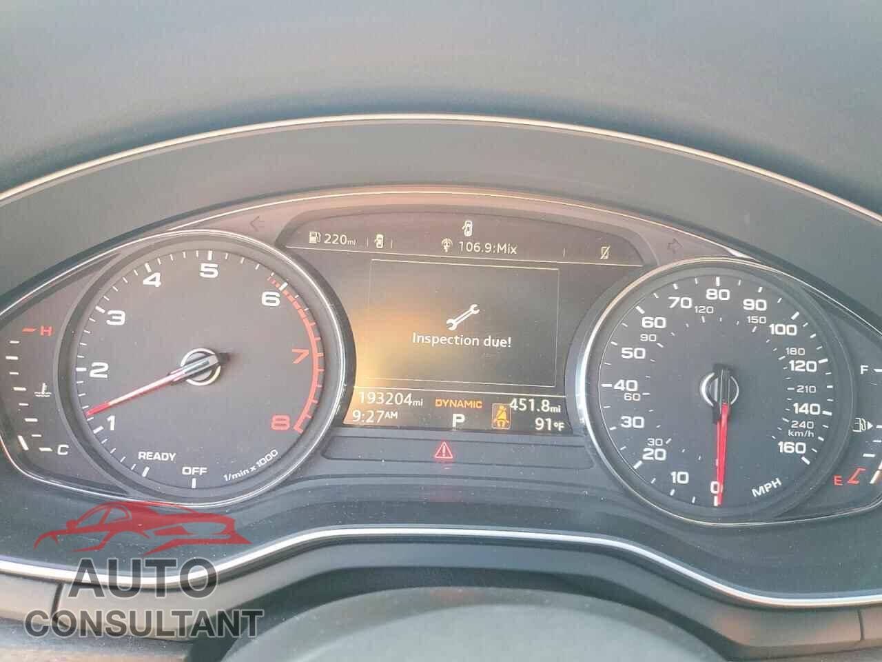 AUDI A5 2018 - WAUNNAF58JA096677