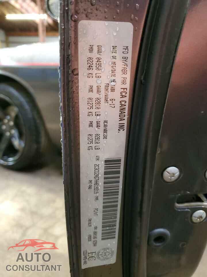 DODGE CHALLENGER 2017 - 2C3CDZAG7HH619319