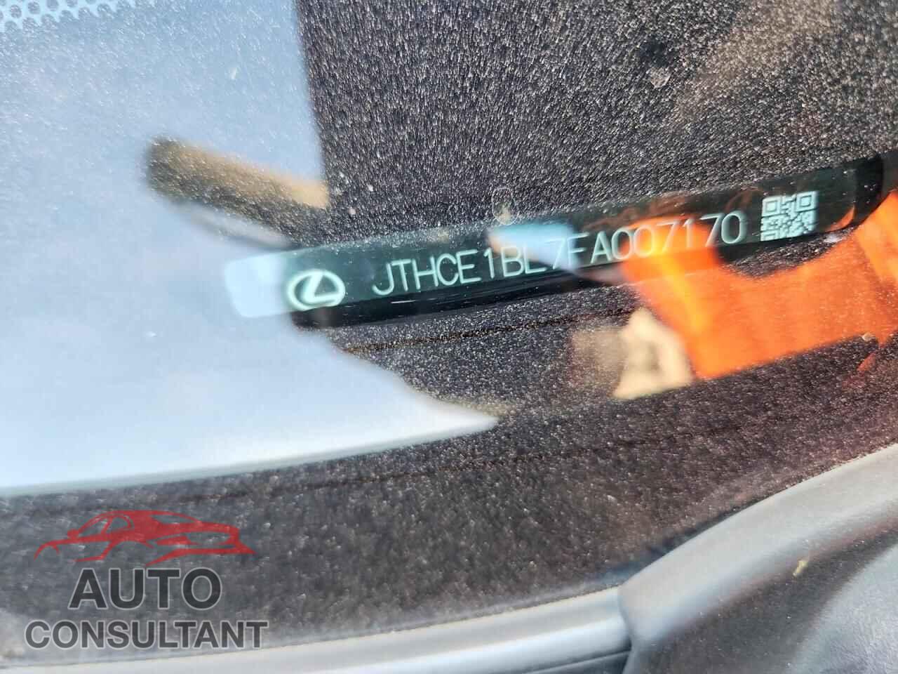 LEXUS GS350 2015 - JTHCE1BL7FA007170