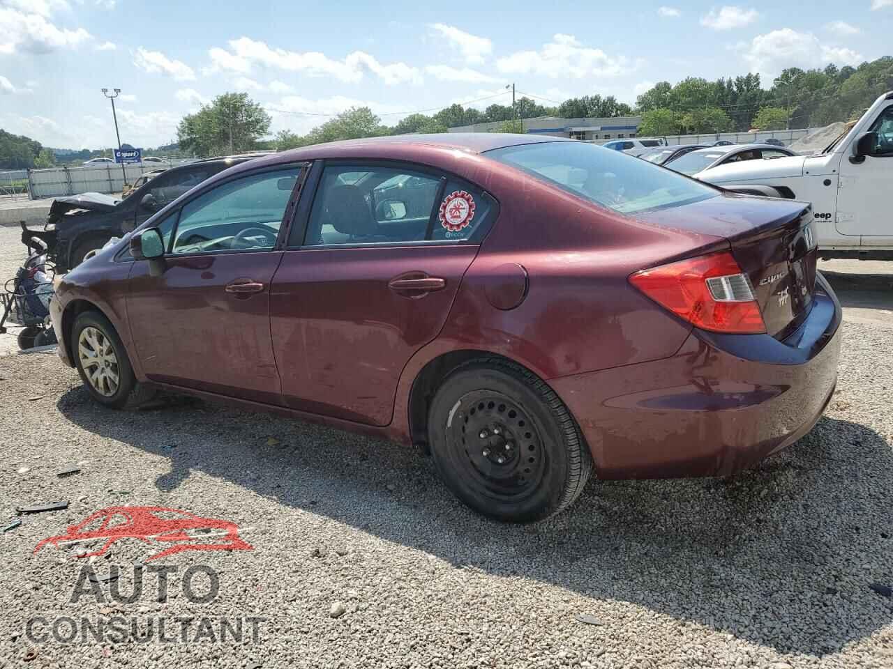 HONDA CIVIC 2012 - 2HGFB2F53CH584706