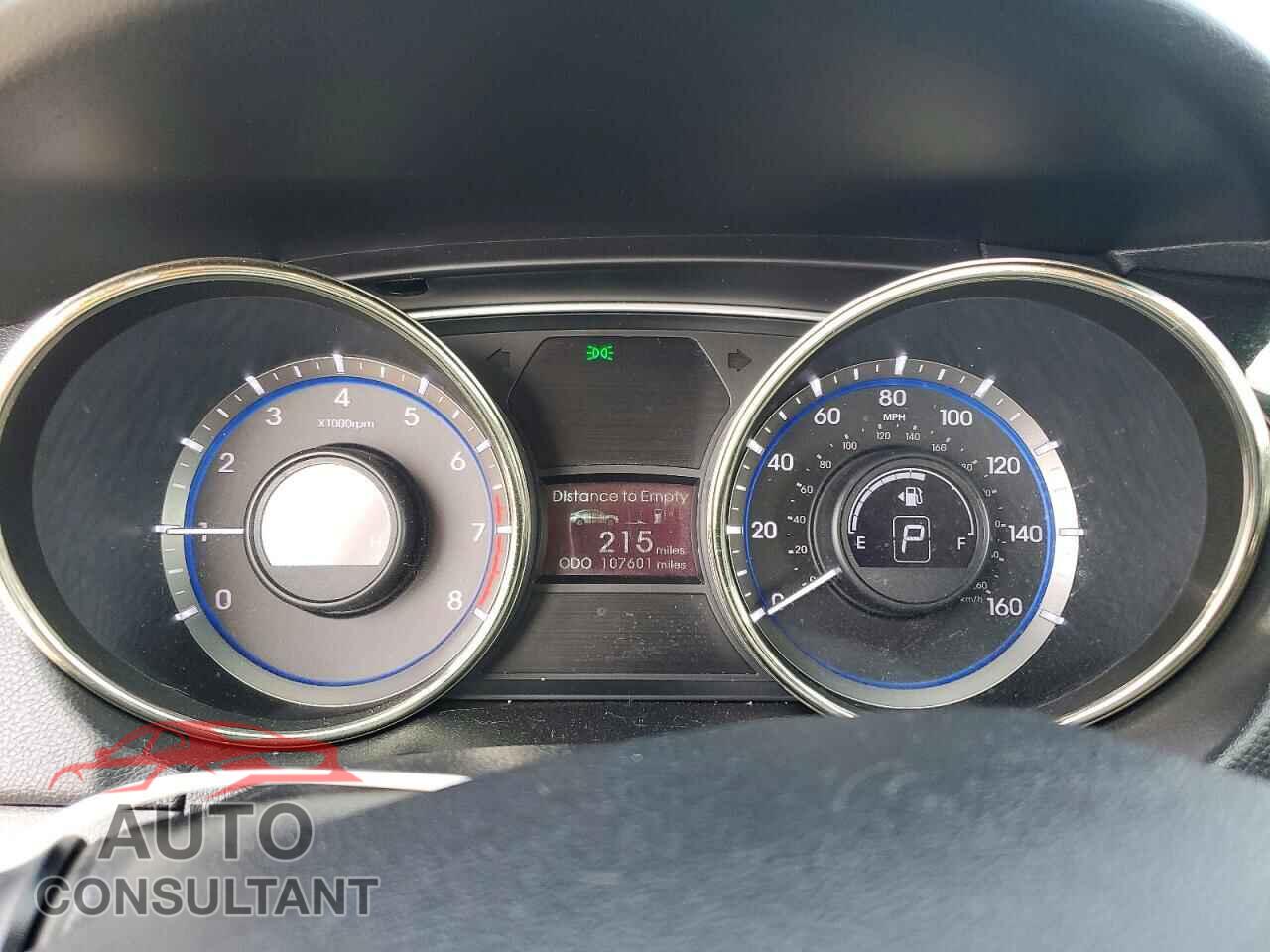 HYUNDAI SONATA 2012 - 5NPEC4AC2CH486492