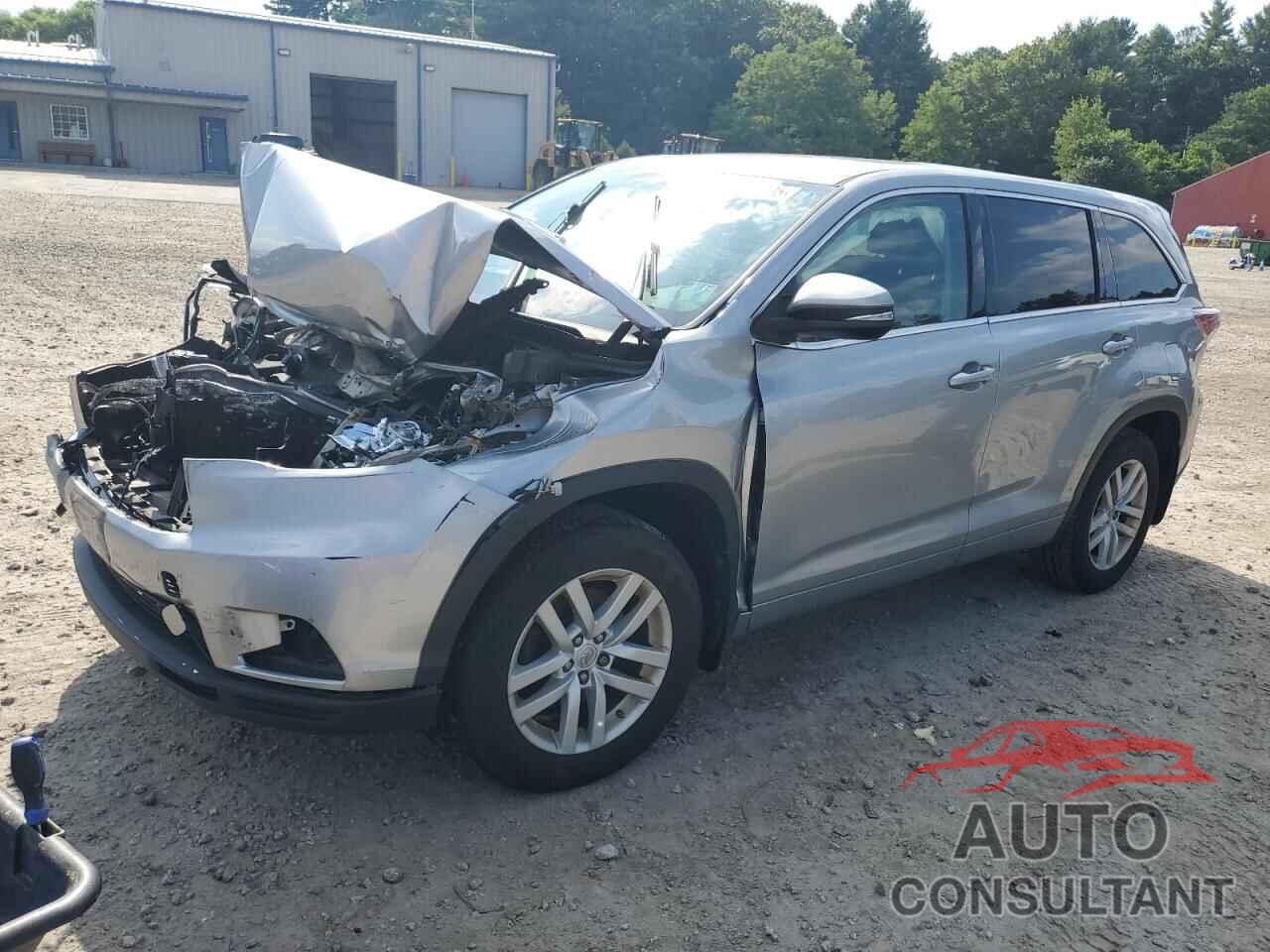 TOYOTA HIGHLANDER 2015 - 5TDBKRFH9FS090078