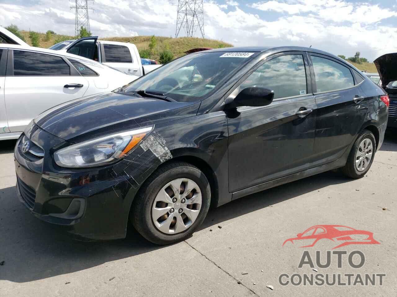 HYUNDAI ACCENT 2017 - KMHCT4AE5HU354604