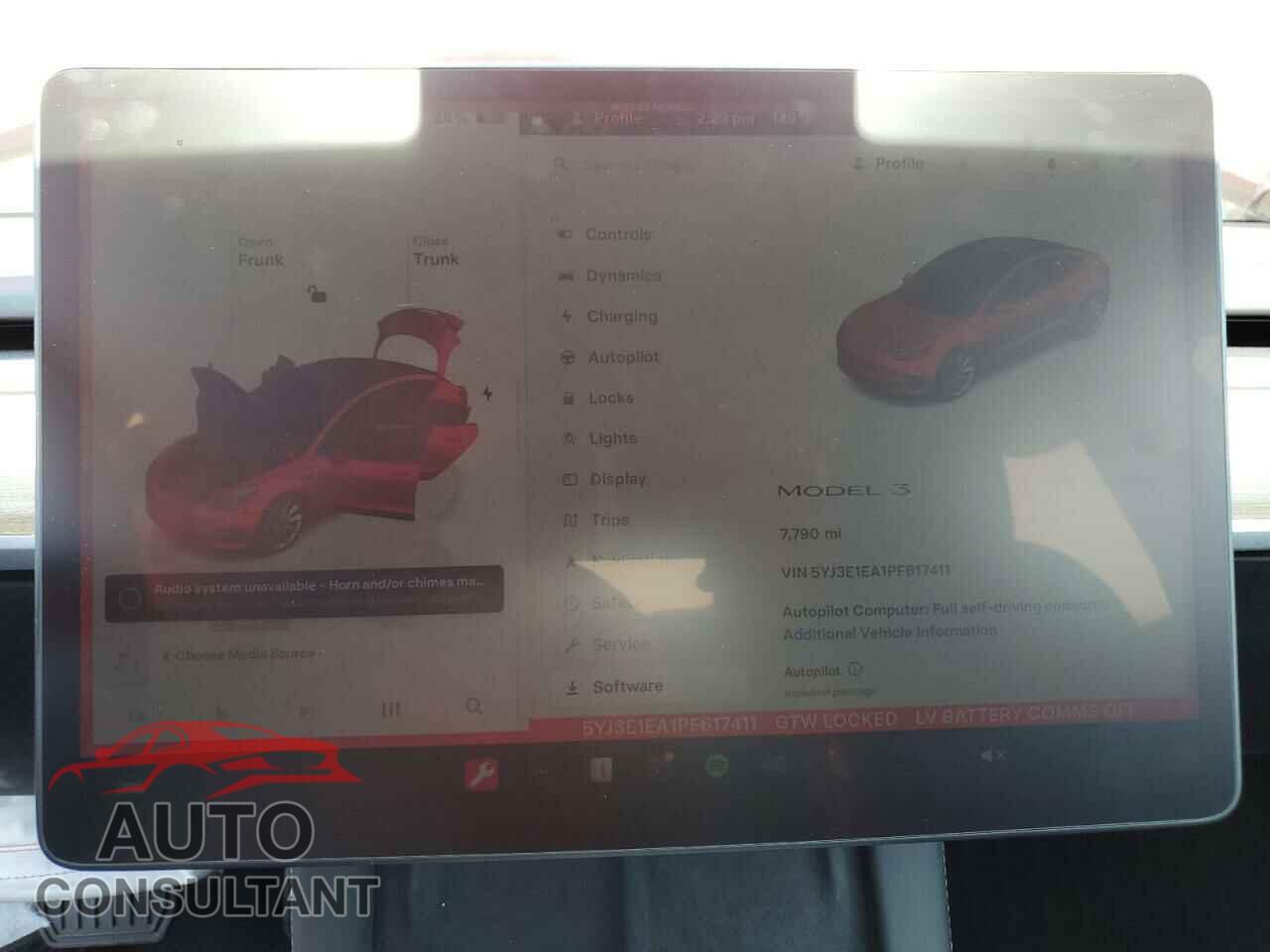 TESLA MODEL 3 2023 - 5YJ3E1EA1PF617411