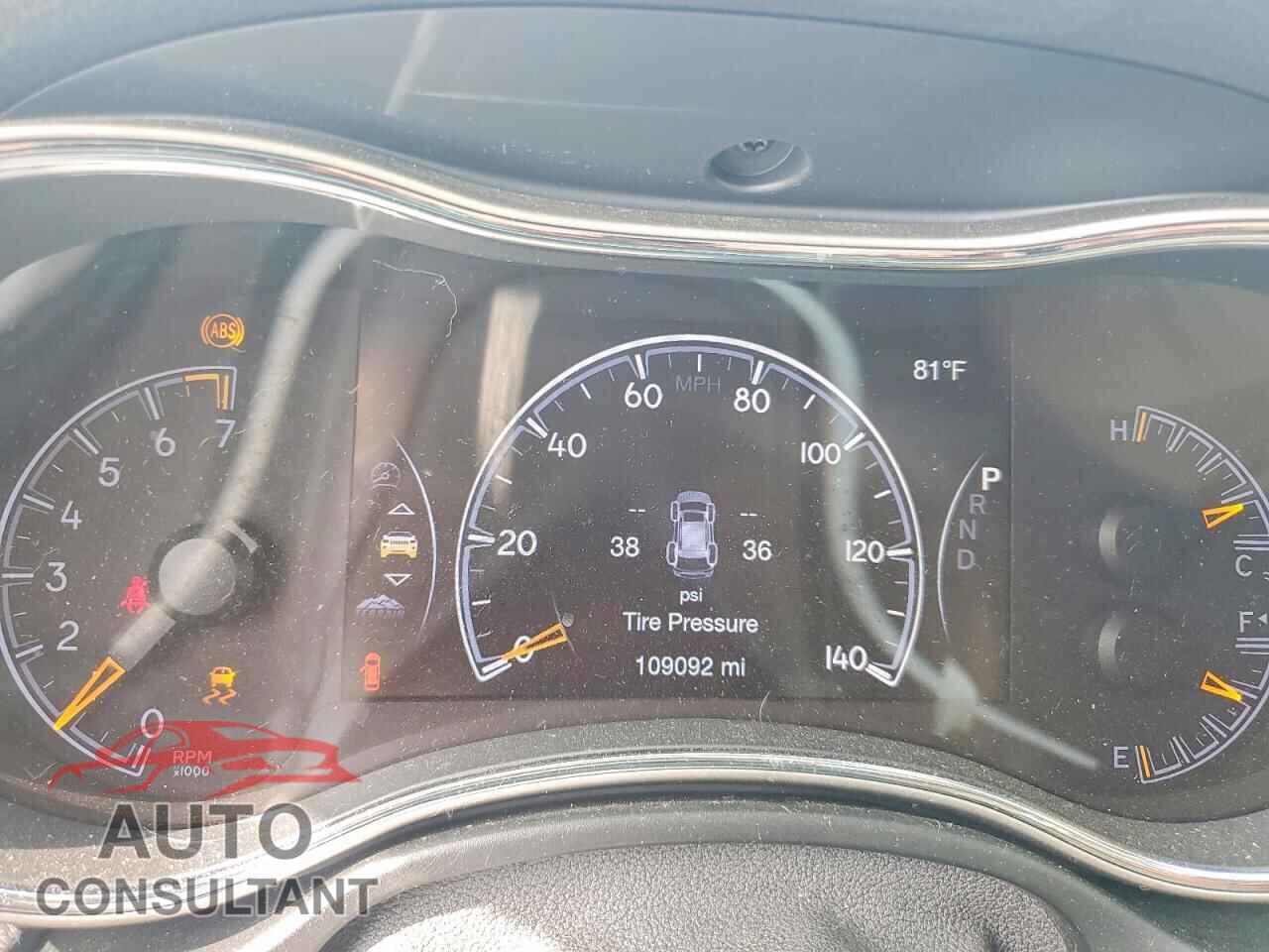 JEEP CHEROKEE 2017 - 1C4RJFBG0HC762952