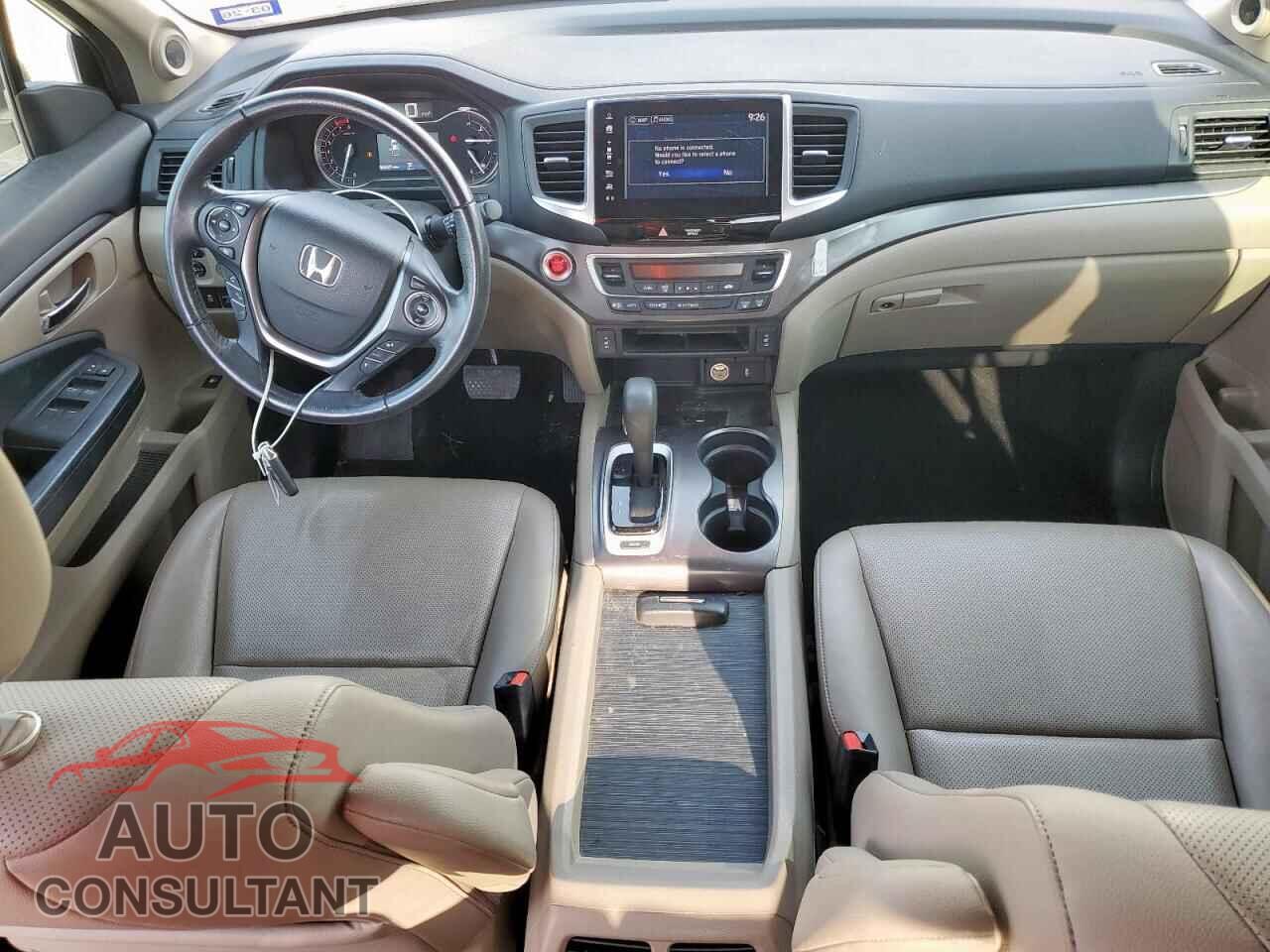 HONDA RIDGELINE 2017 - 5FPYK2F64HB001399
