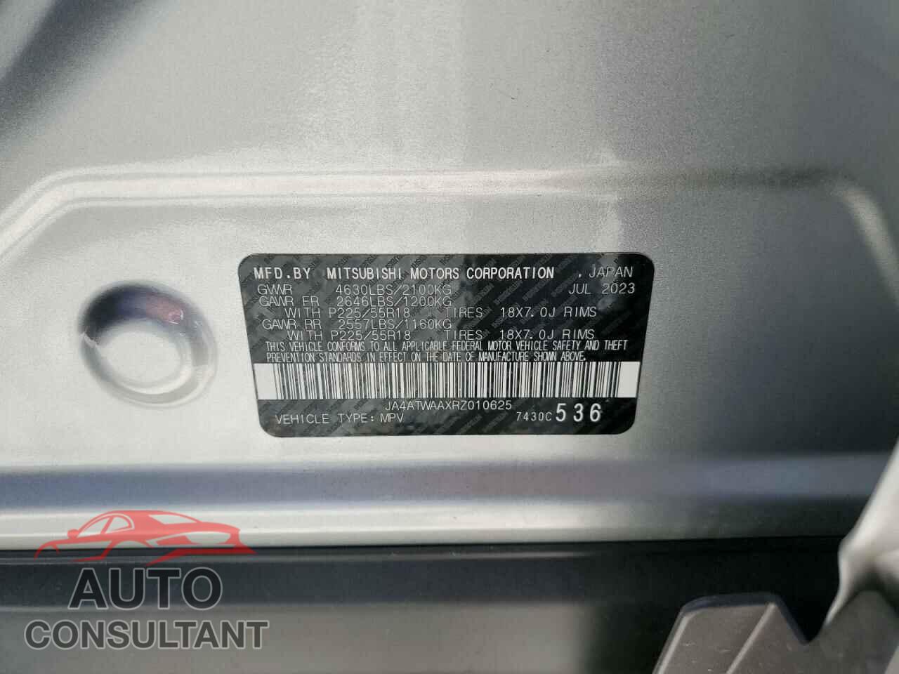 MITSUBISHI ECLIPSE 2024 - JA4ATWAAXRZ010625