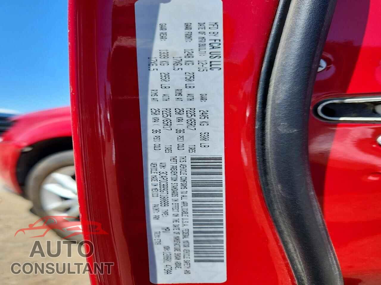 DODGE JOURNEY 2016 - 3C4PDCBB9GT180899