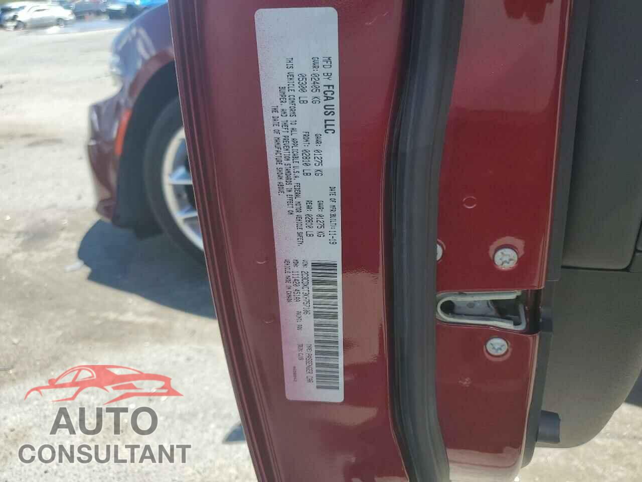 DODGE CHARGER 2019 - 2C3CDXCT3KH757106