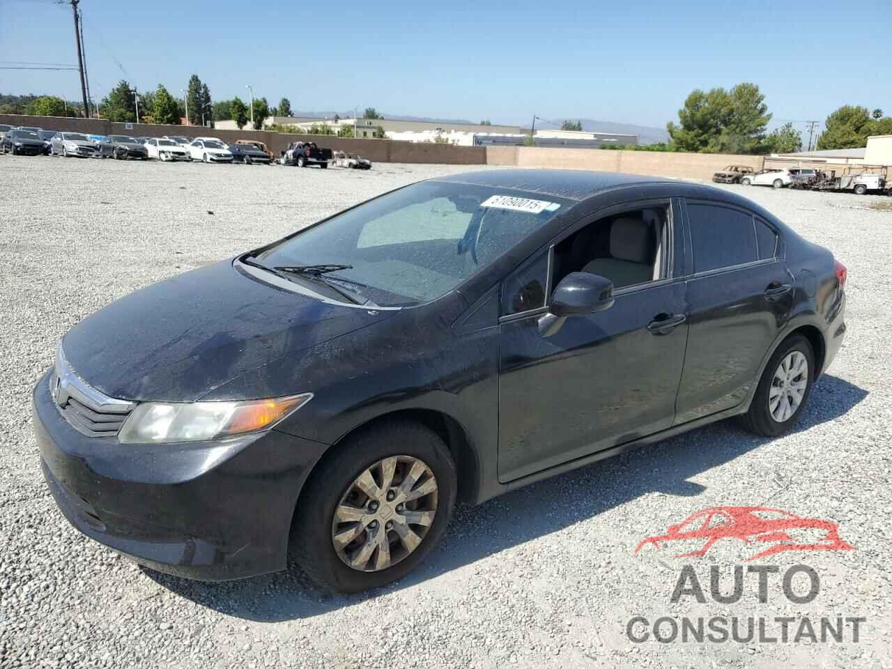 HONDA CIVIC 2012 - 2HGFB2F52CH554077