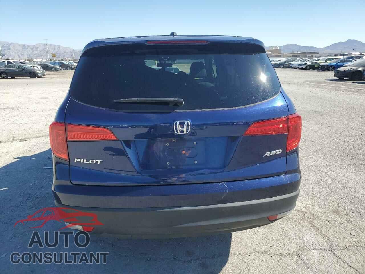 HONDA PILOT 2017 - 5FNYF6H50HB076271