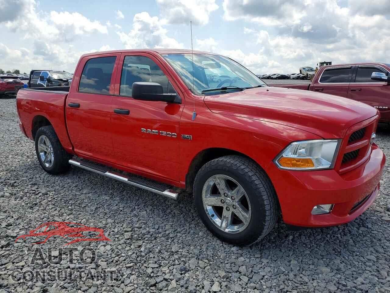 DODGE RAM 1500 2012 - 1C6RD7KT4CS286561