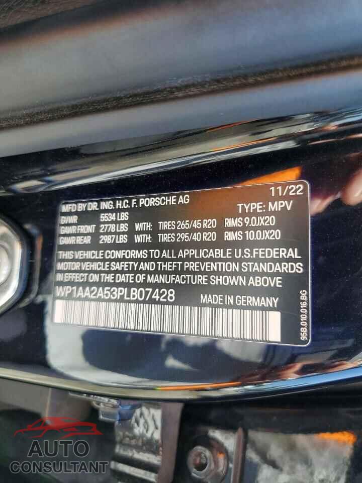 PORSCHE MACAN 2023 - WP1AA2A53PLB07428