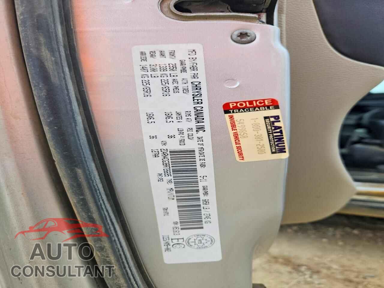 DODGE CARAVAN 2011 - 2D4RN4DG3BR726695