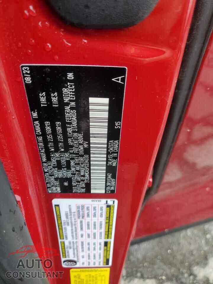 LEXUS RX350 2023 - 2T2BAMCA5PC034030