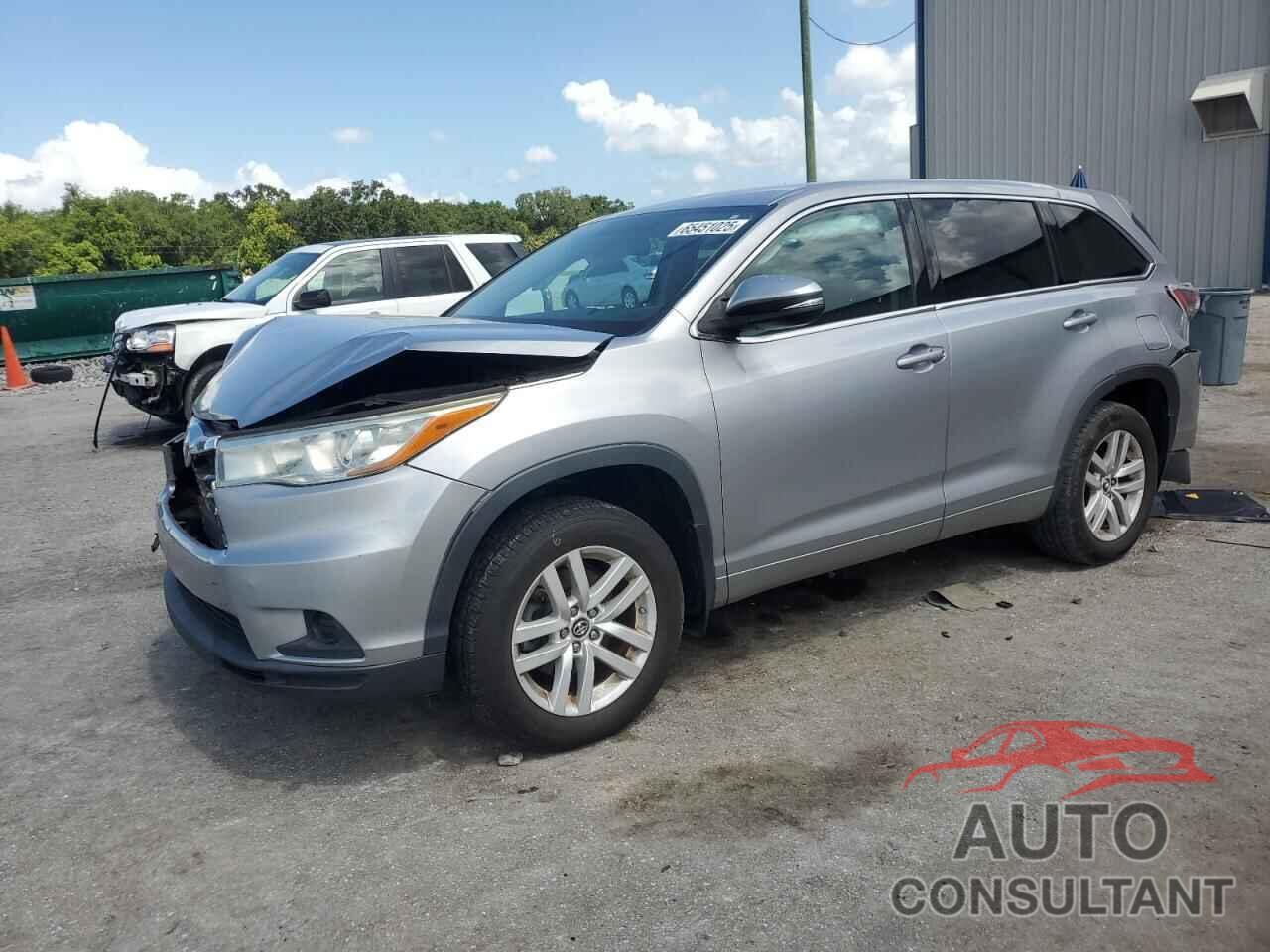 TOYOTA HIGHLANDER 2016 - 5TDBKRFH3GS349830