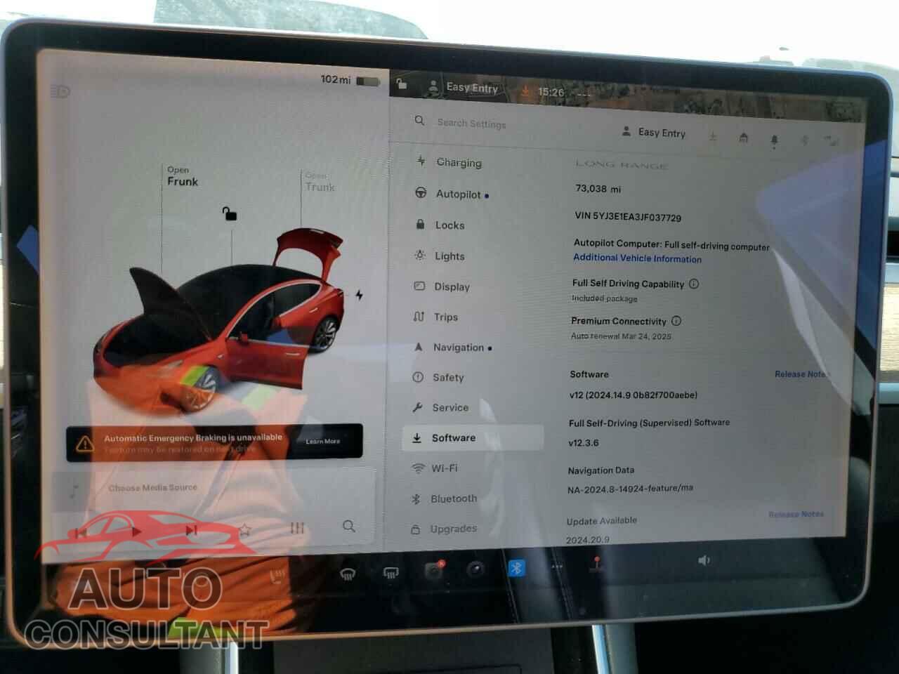 TESLA MODEL 3 2018 - 5YJ3E1EA3JF037729