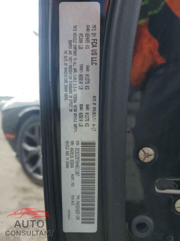 DODGE CHALLENGER 2017 - 2C3CDZBT6HH611367