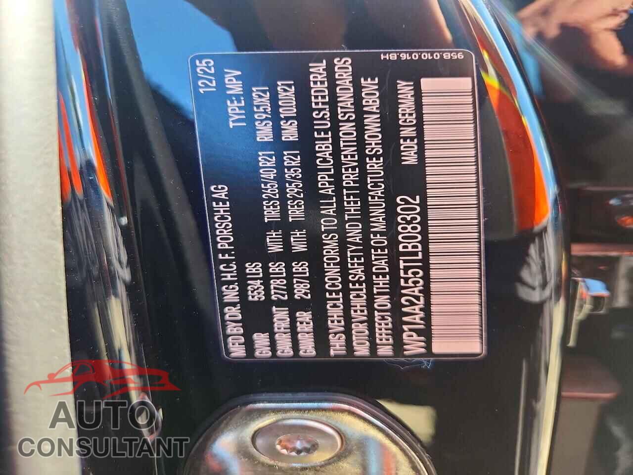 PORSCHE MACAN 2026 - WP1AA2A55TLB08302