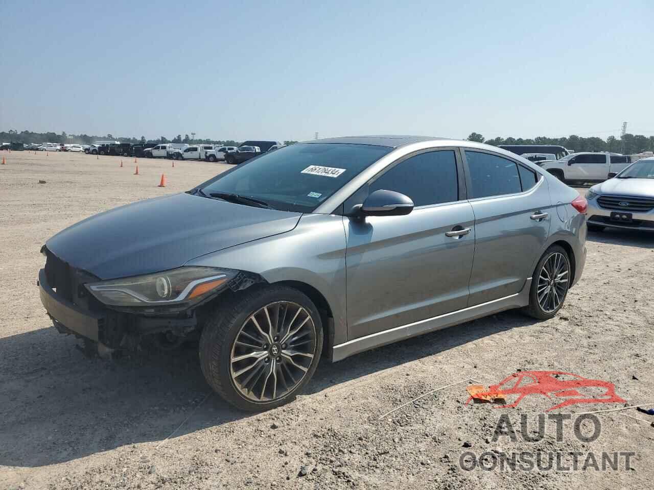 HYUNDAI ELANTRA 2018 - KMHD04LB9JU512657