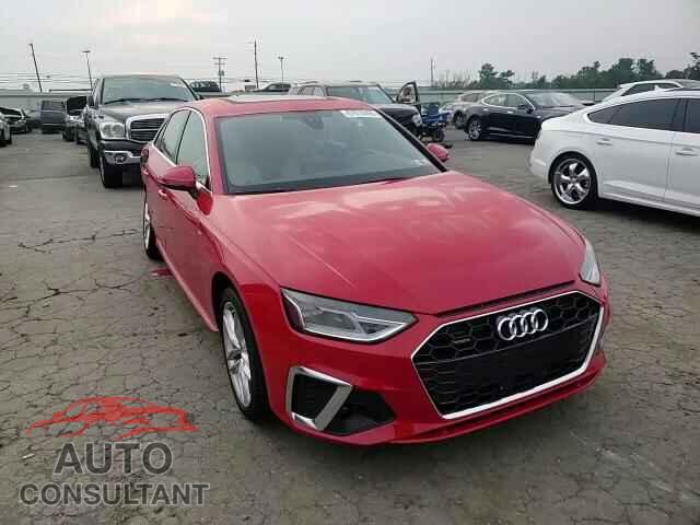 AUDI A4 2021 - WAUDAAF46MA020720