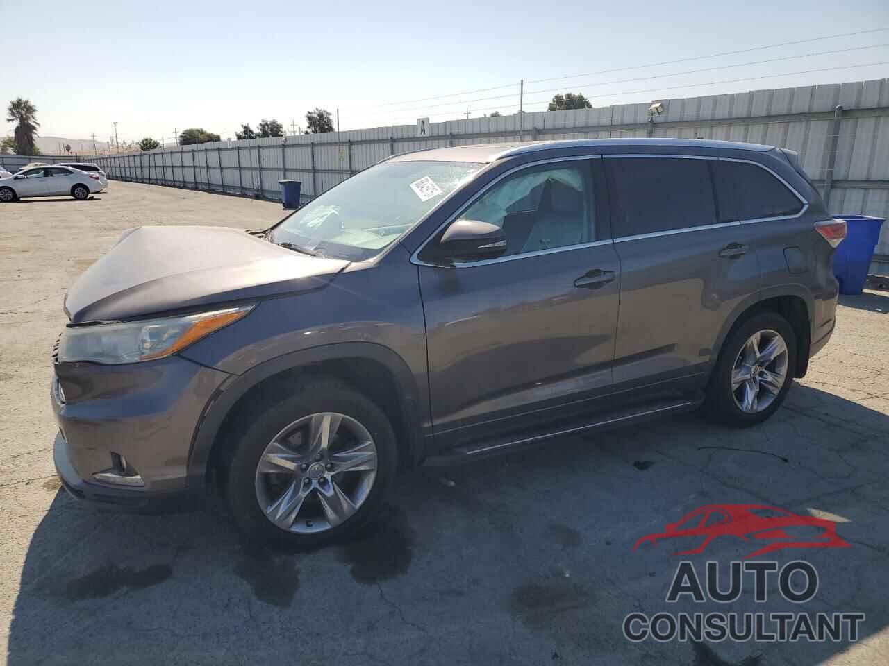 TOYOTA HIGHLANDER 2015 - 5TDDKRFH7FS114256