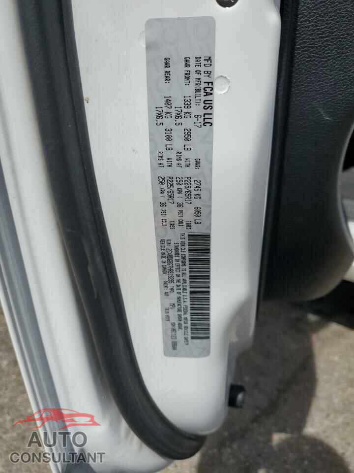 DODGE CARAVAN 2017 - 2C4RDGBG7HR819295