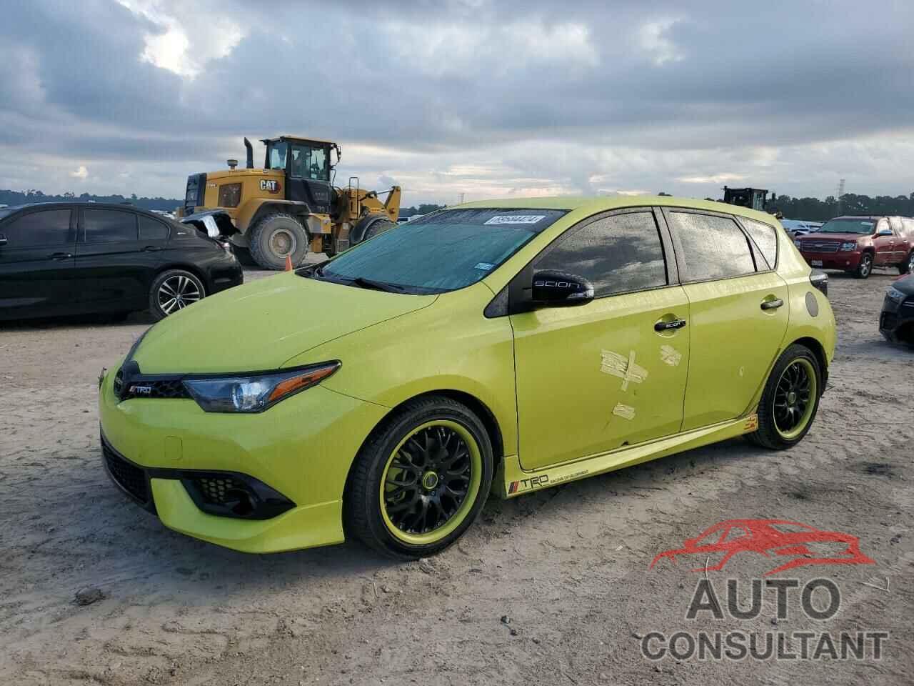 TOYOTA SCION 2016 - JTNKARJE1GJ522303