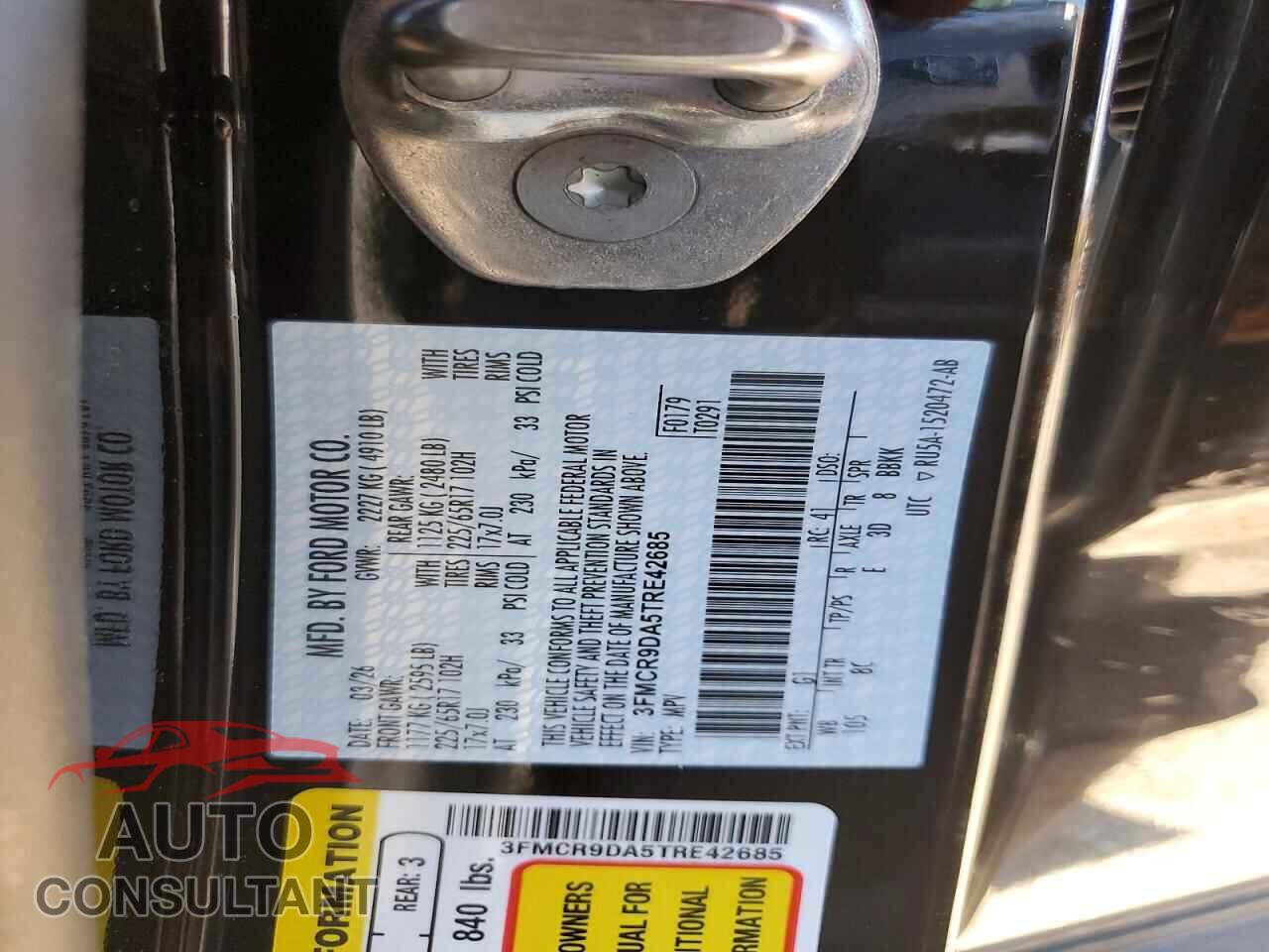 FORD BRONCO SPO 2026 - 3FMCR9DA5TRE42685