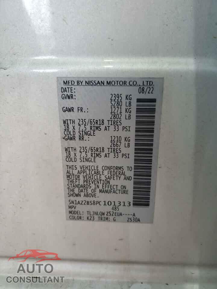 NISSAN MURANO 2023 - 5N1AZ2BS8PC101313