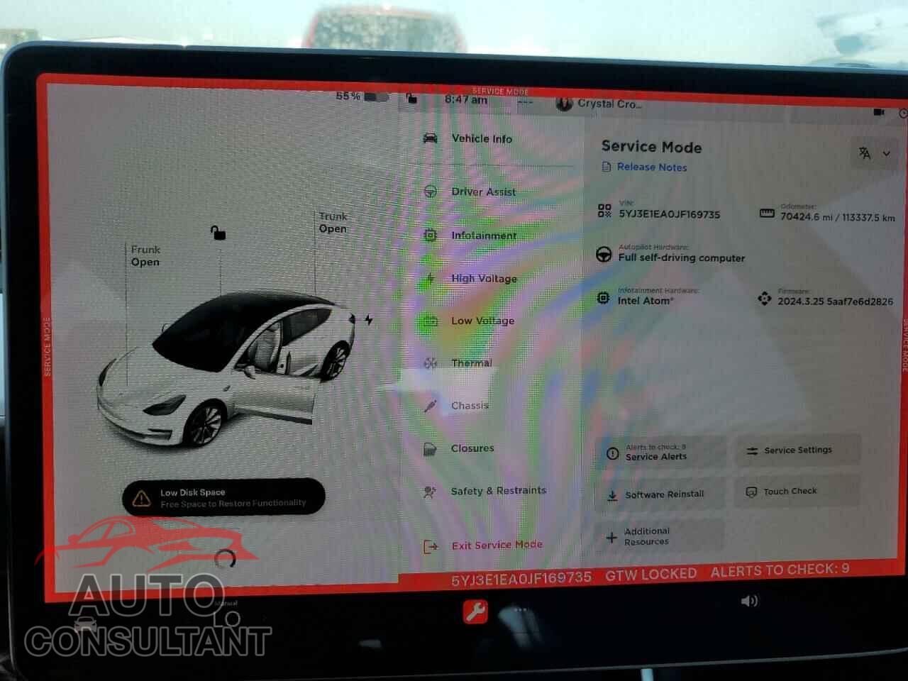 TESLA MODEL 3 2018 - 5YJ3E1EA0JF169735