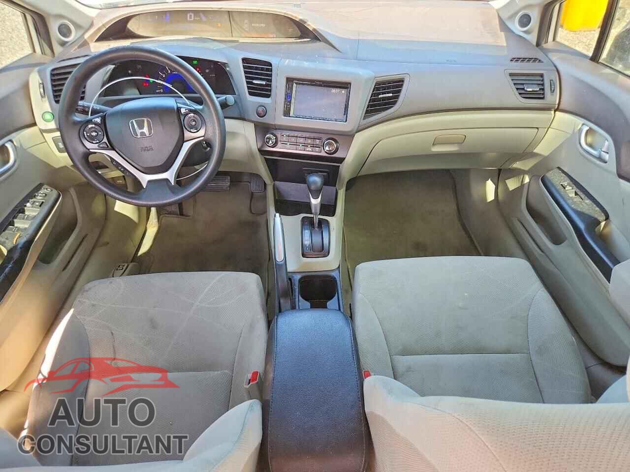 HONDA CIVIC 2012 - 2HGFB2F86CH328456