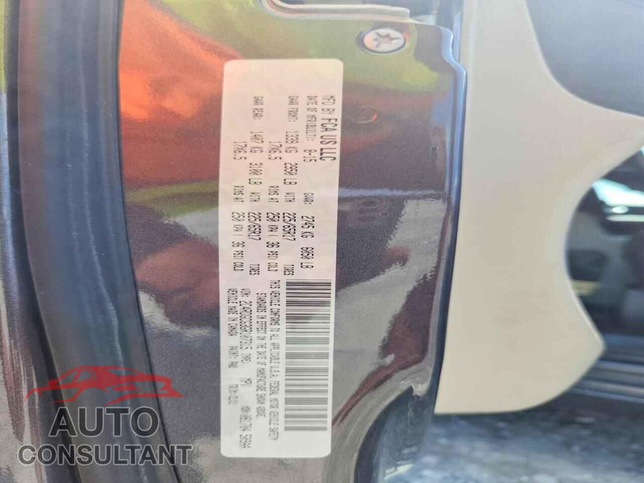 DODGE CARAVAN 2016 - 2C4RDGCG3GR107315
