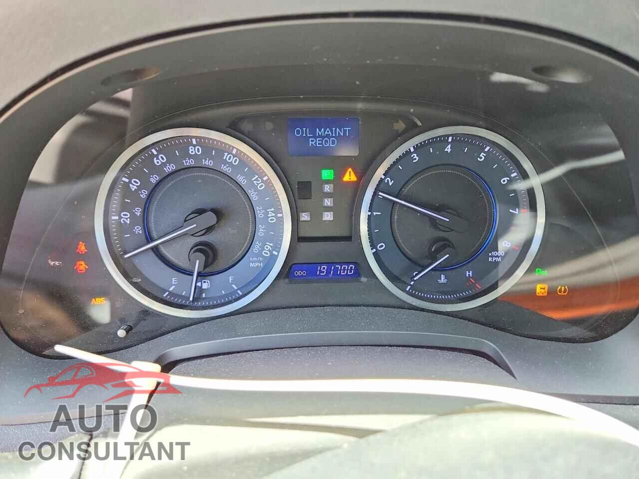 LEXUS IS 2012 - JTHBF5C22C5161005