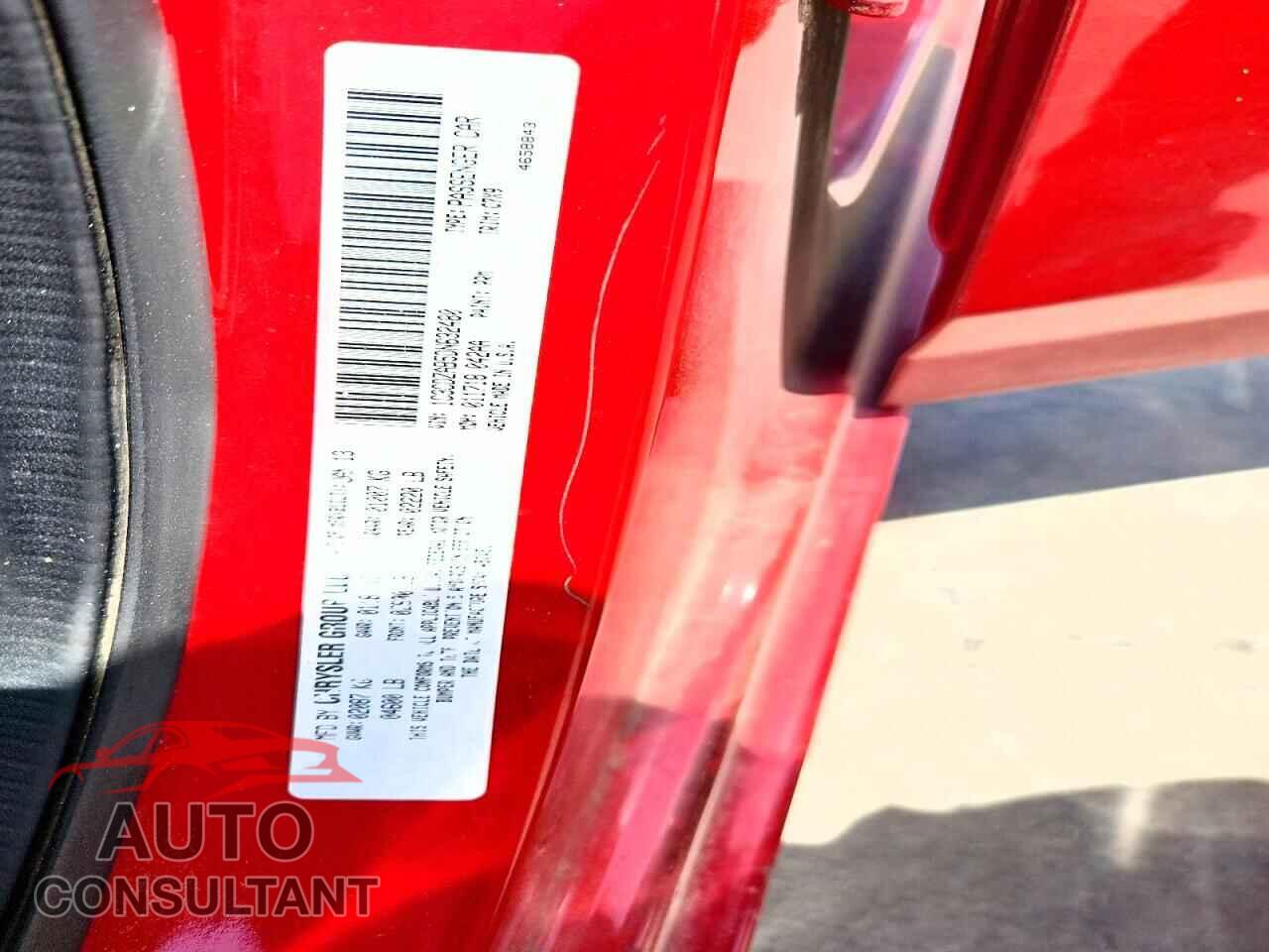 DODGE AVENGER 2013 - 1C3CDZAB5DN632480