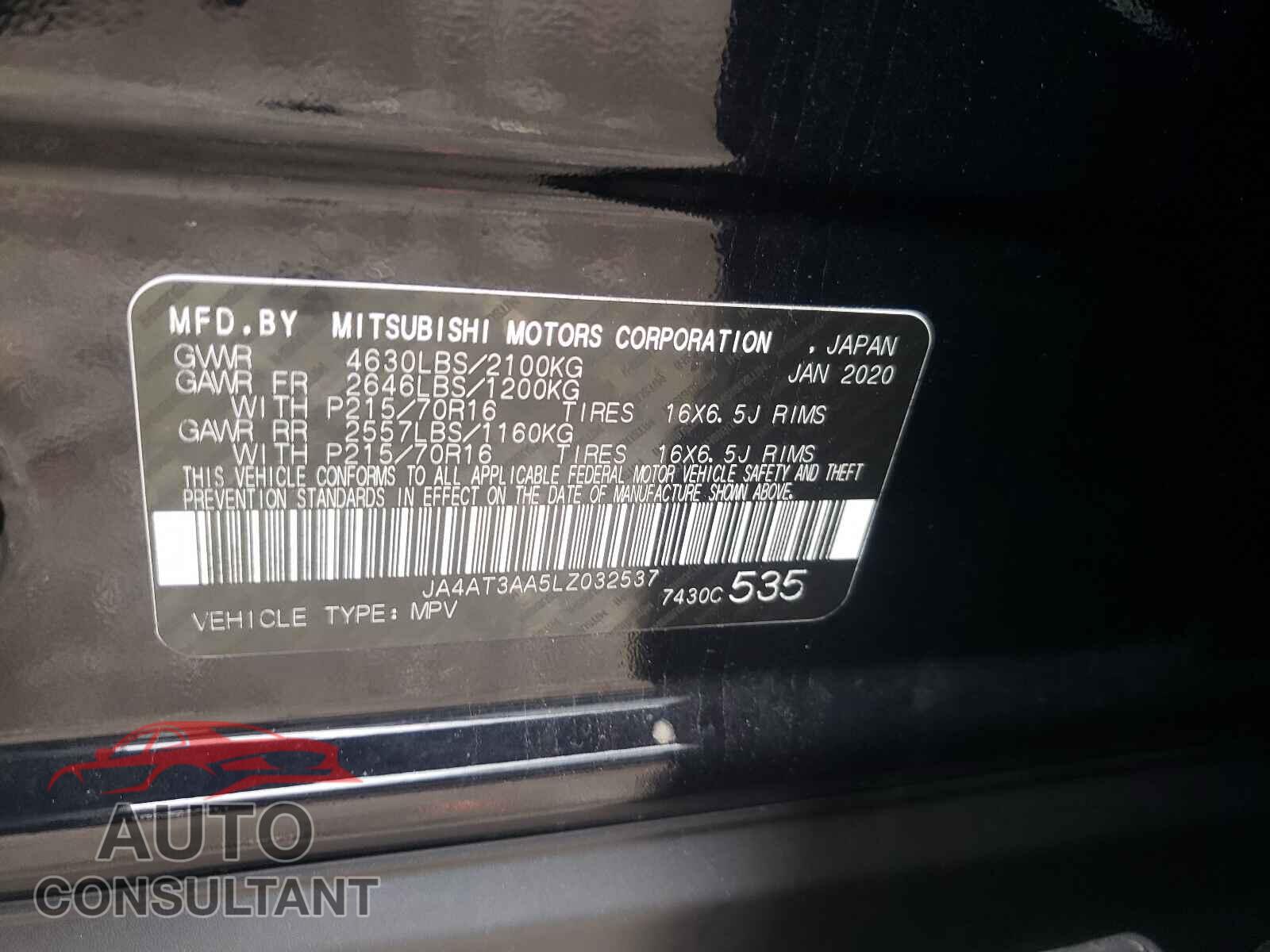 MITSUBISHI ECLIPSE 2020 - JA4AT3AA5LZ032537