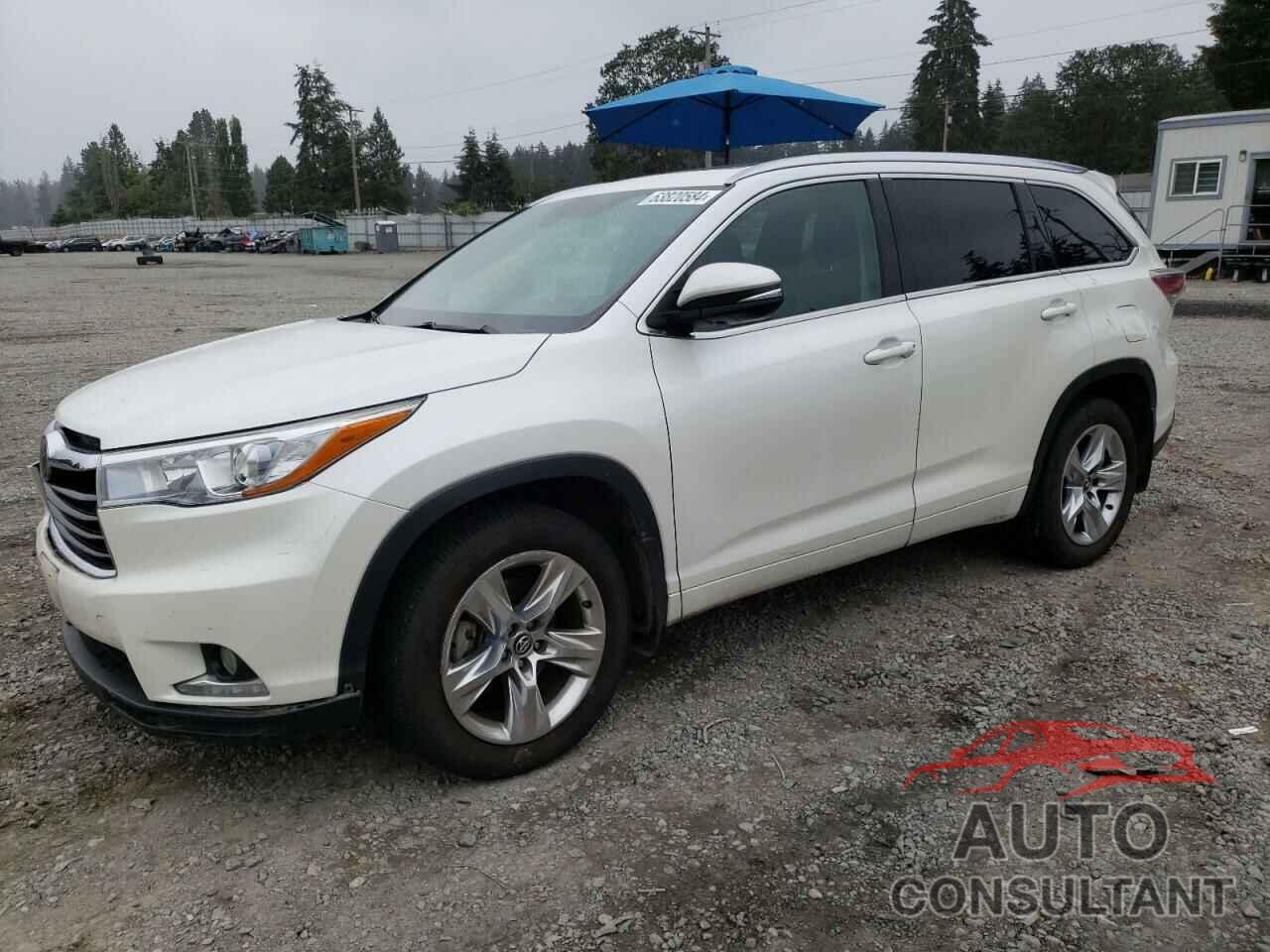 TOYOTA HIGHLANDER 2016 - 5TDDKRFH3GS333751