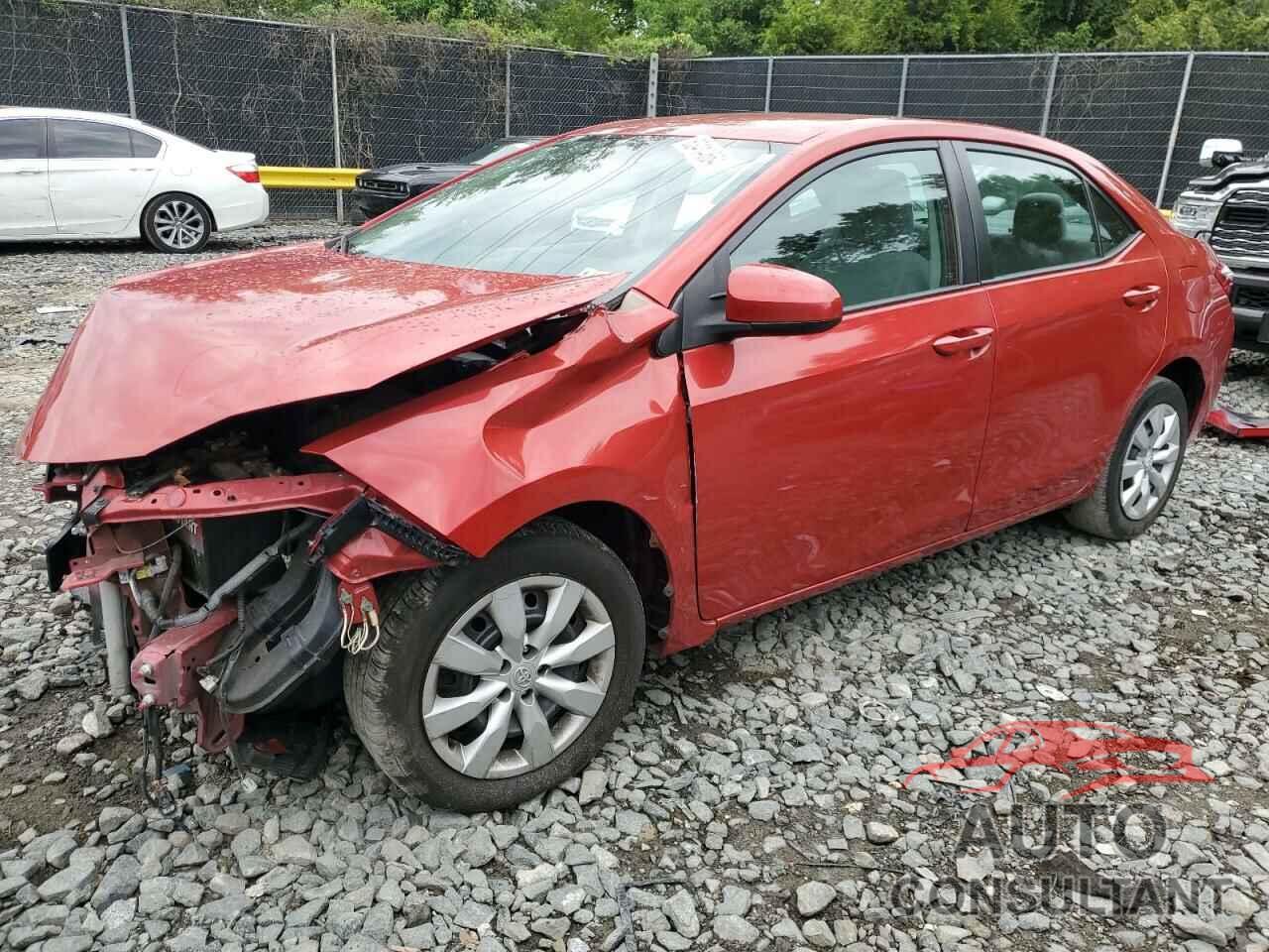 TOYOTA COROLLA 2016 - 5YFBURHE2GP480172