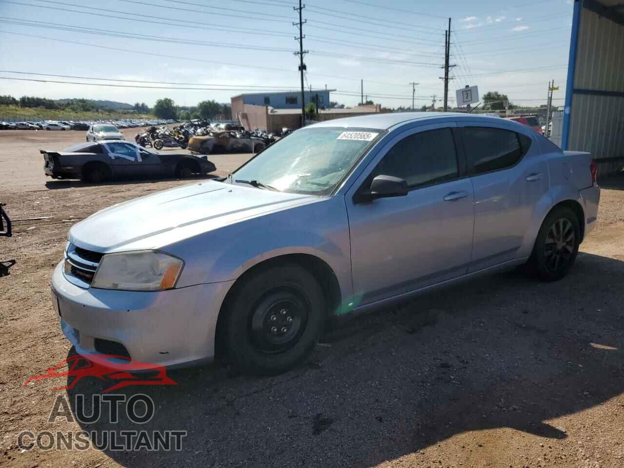 DODGE AVENGER 2013 - 1C3CDZAB7DN616491