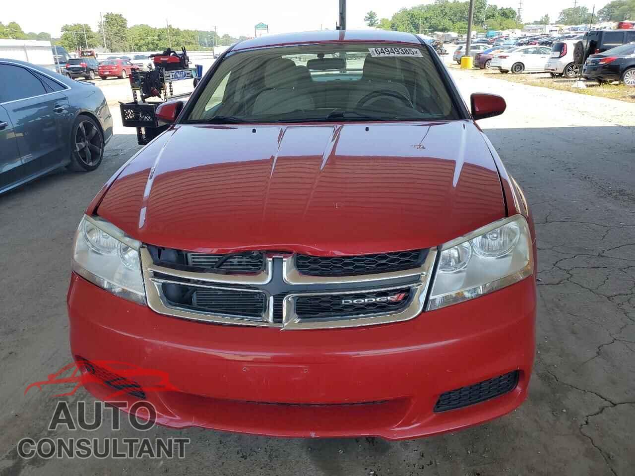 DODGE AVENGER 2012 - 1C3CDZCB7CN287092