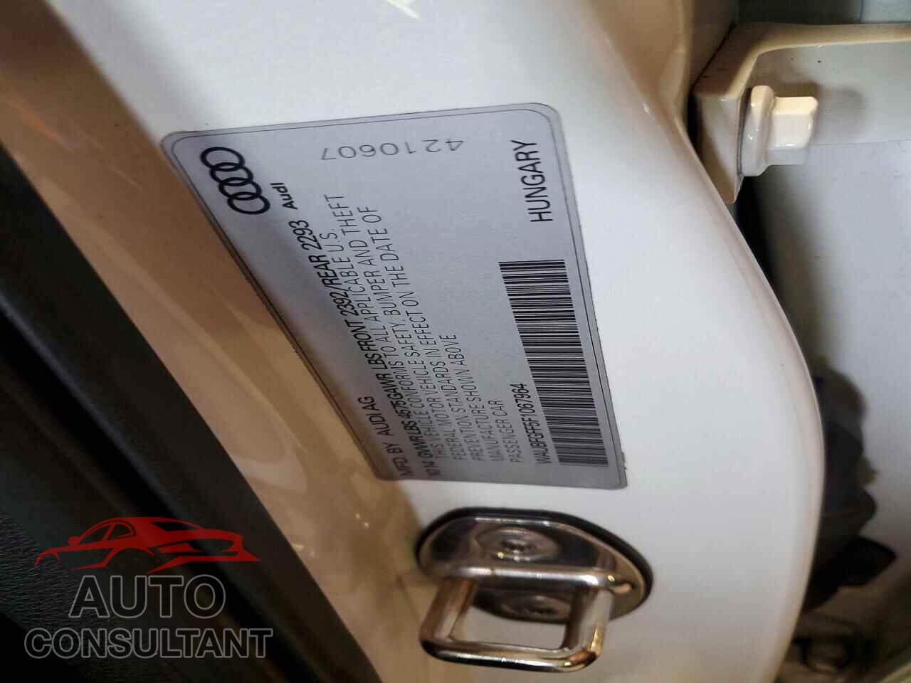 AUDI A3 2015 - WAUBFGFF5F1067964