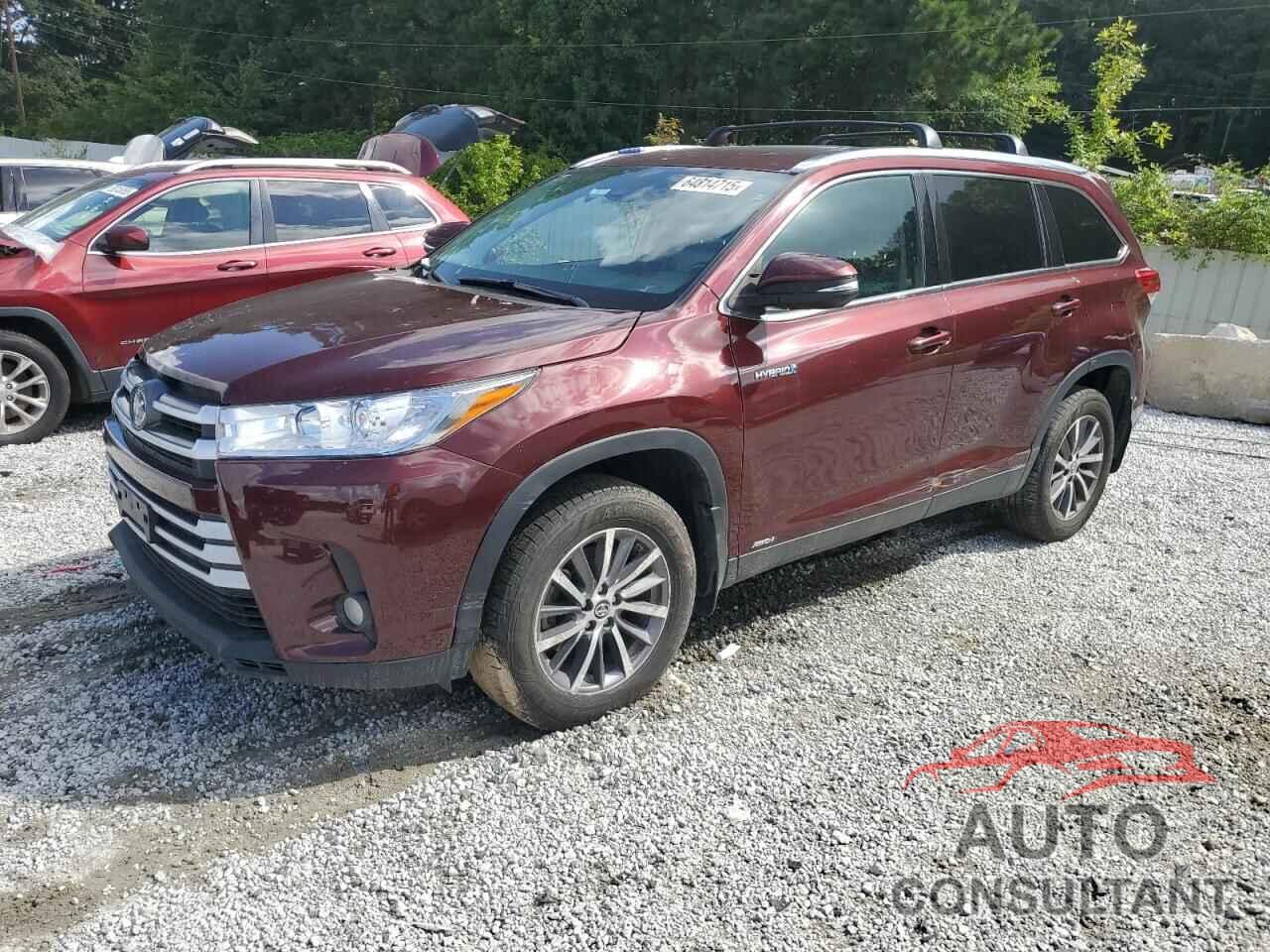 TOYOTA HIGHLANDER 2019 - 5TDJGRFH1KS056076