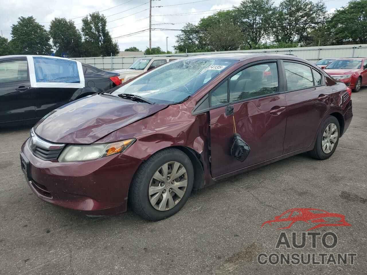 HONDA CIVIC 2012 - 19XFB2F58CE108946