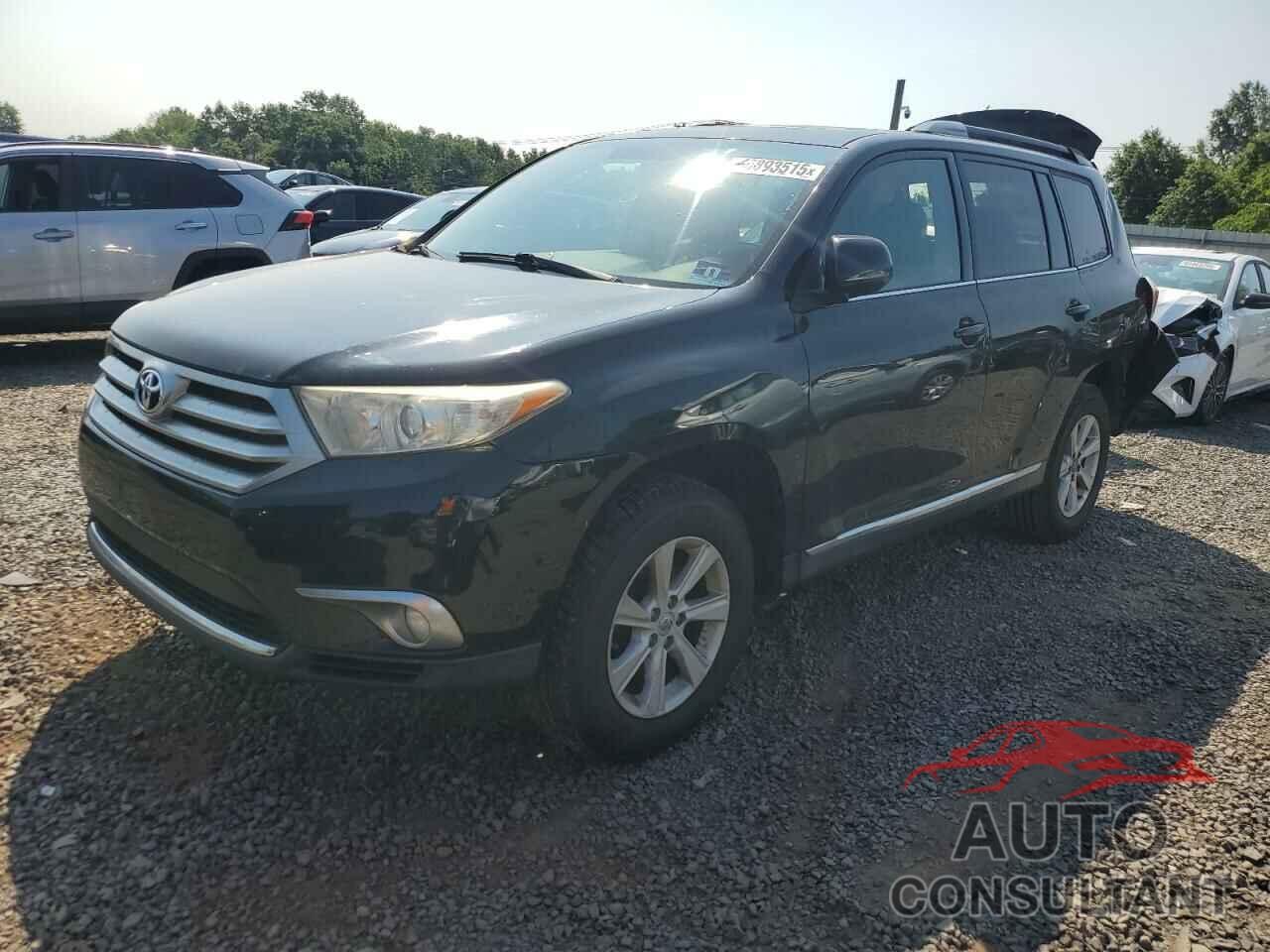 TOYOTA HIGHLANDER 2012 - 5TDBK3EHXCS094005