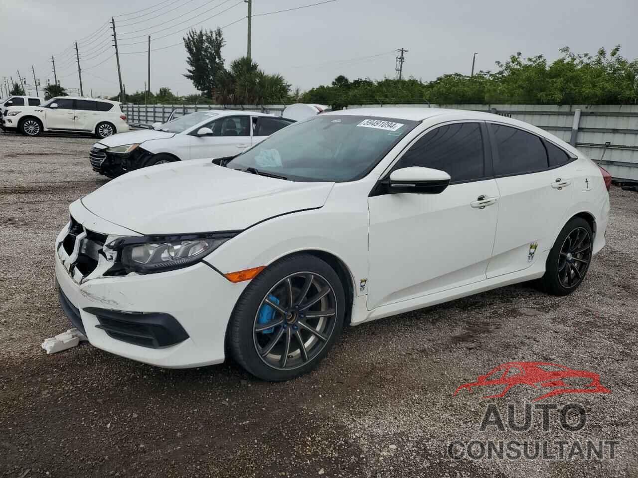 HONDA CIVIC 2017 - 19XFC2F57HE043625