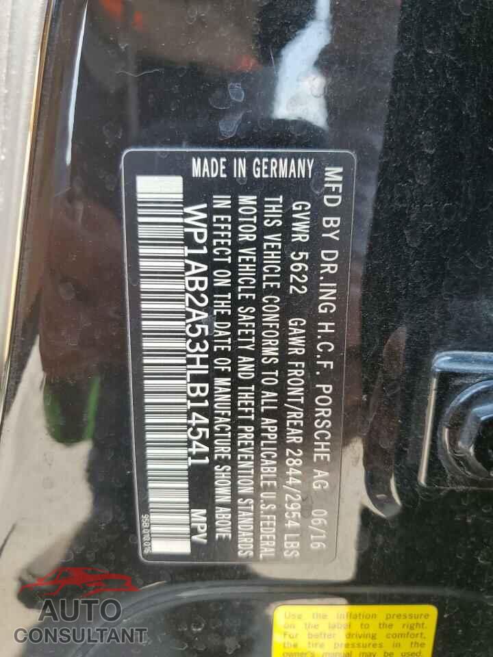 PORSCHE MACAN 2017 - WP1AB2A53HLB14541